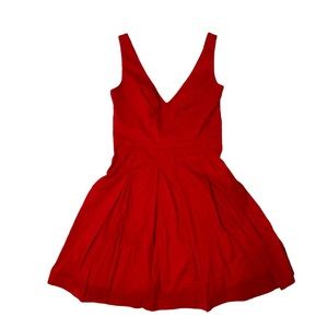 Betsey Johnson Red Skater Dress Size 4